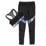 Conjunto Top y Calza Fitness Última Moda